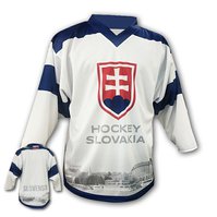 Hokejový dres fan Bratislava biely
